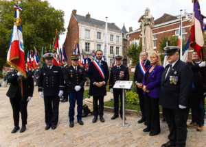 INAUGURATION D’UNE STELE EN HOMMAGE A LA 4° GENERATION AU FEU
