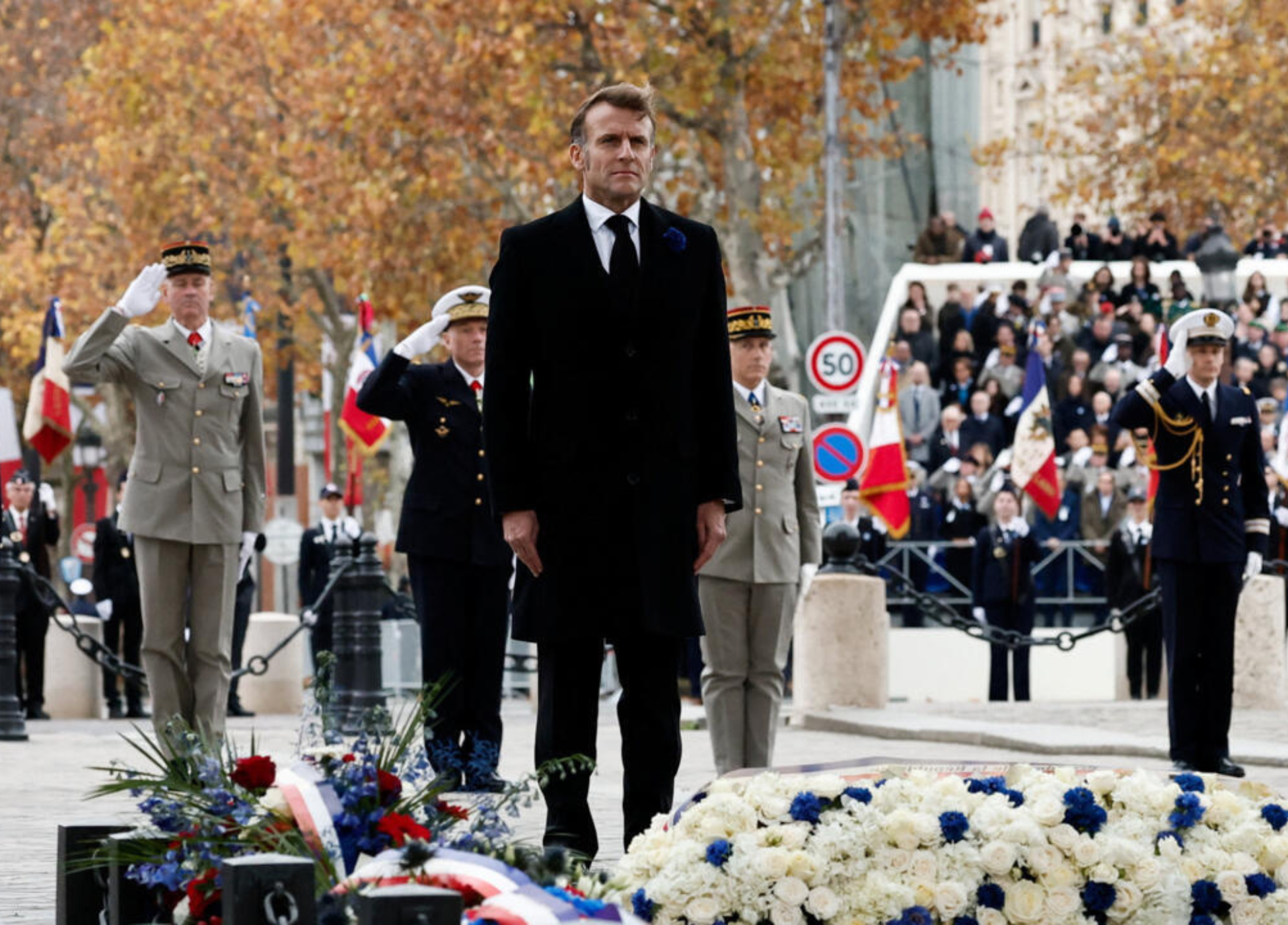 Lire la suite à propos de l’article HOMMAGE NATIONAL AU 107ᵉANNIVERSAIRE DE L’ARMISTICE