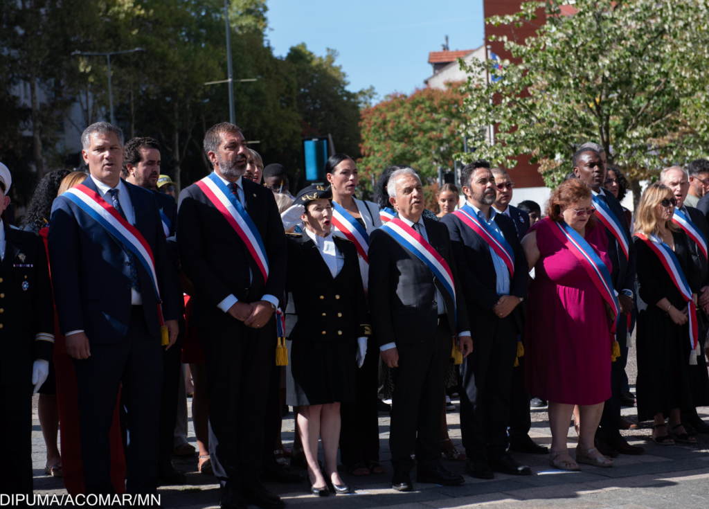 COLOMBES CELEBRE LE 82° ANNIVERSSAIRE DE SA LIBERATION